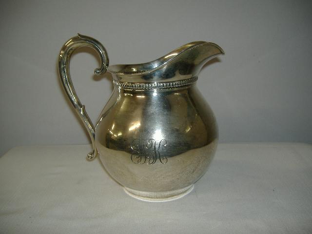 Picture 040.jpg - Wallace Sterling Silver Pitcher - 7" height